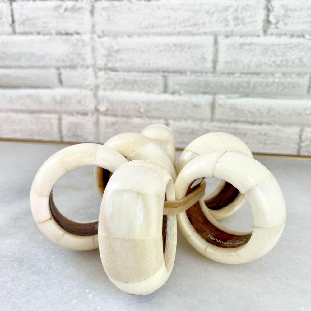 Bone Napkin Rings - Picture 4 of 8
